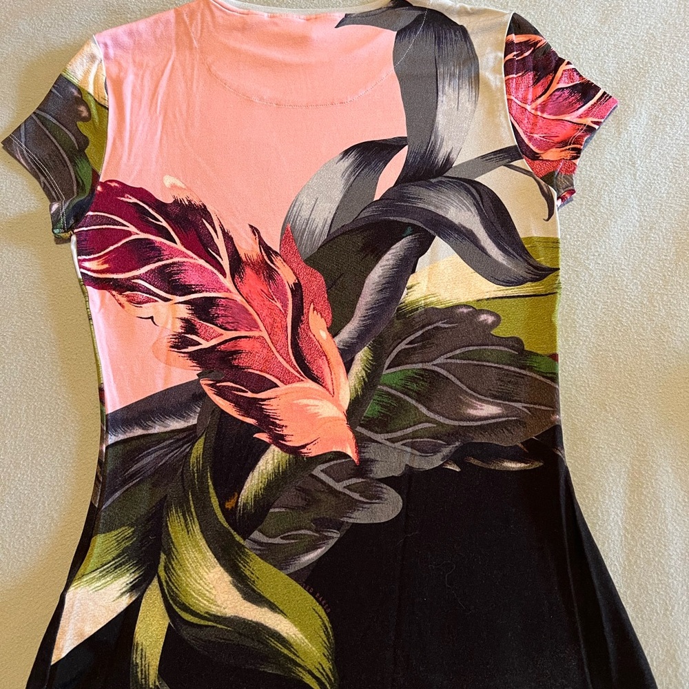 Ted Baker Pink and Cream Dress